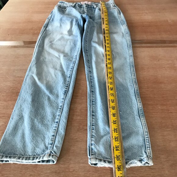 Revice Jeans Women 24 Blue Mid Rise Button Fly Medium Wash Stretch Preppy 18218 - Picture 4 of 14